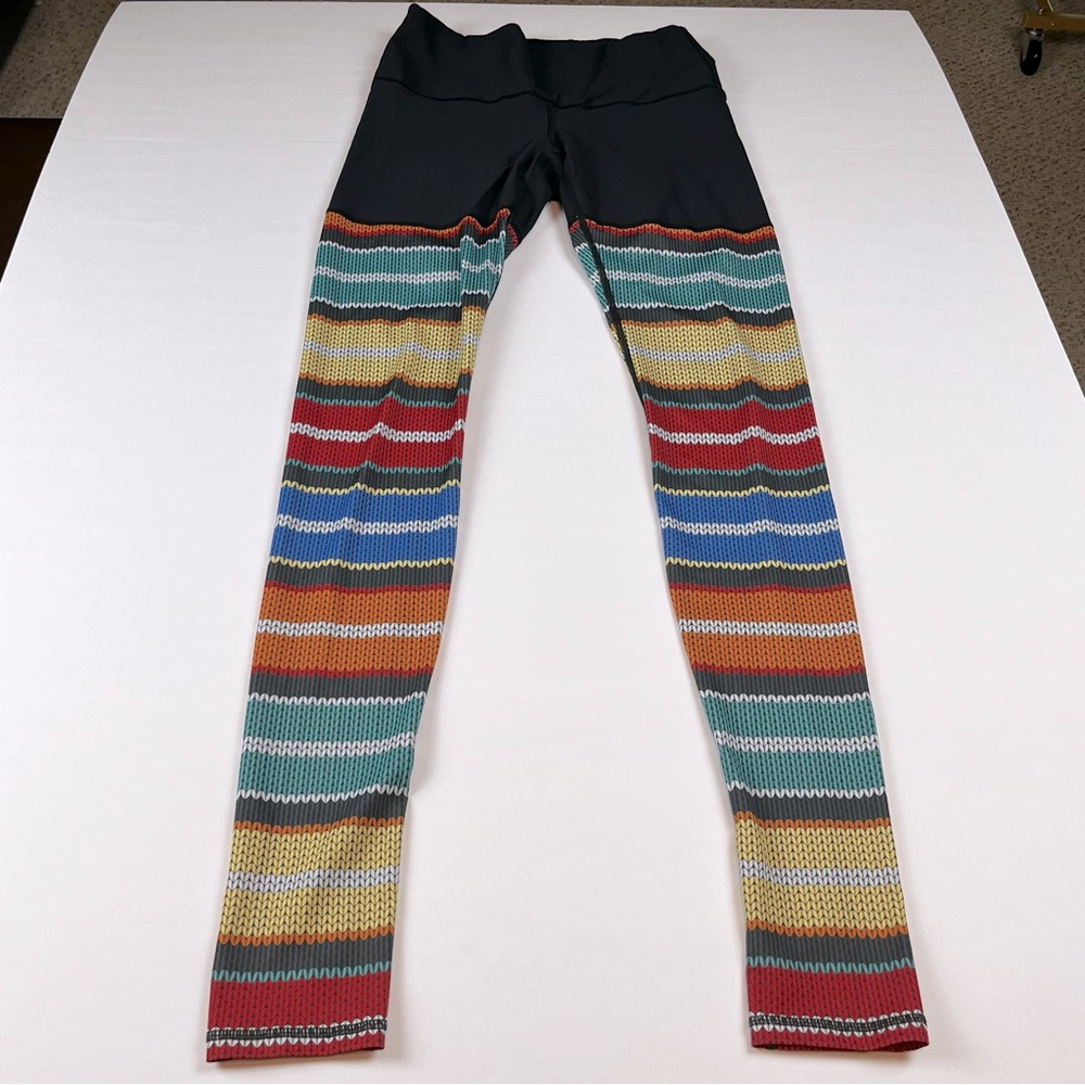 Yoga‎ Democracy Womens Size Small Multicolored Athletic Yoga Leggings Workout